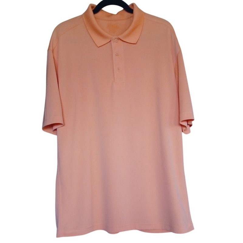 Bass Pro World Wide Sportsman Orange Polo 2XL XXL Fishing Shirt Vented PFG Mesh gallery