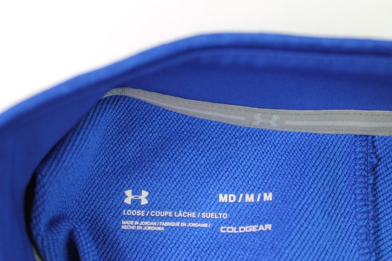 Under Armour Jesuit High School Hockey Blue Pullover Cold Gear 1/4 Zip Mens M gallery
