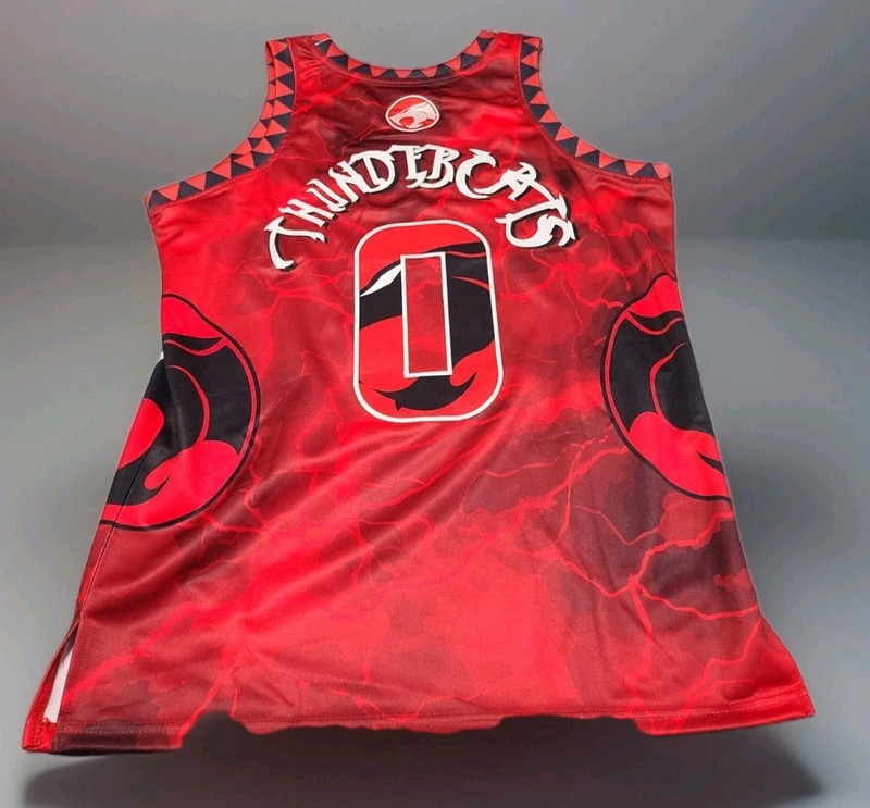 Thundercats Headgear Classics Men's Large Embroidered BB Jersey Red NWOT gallery