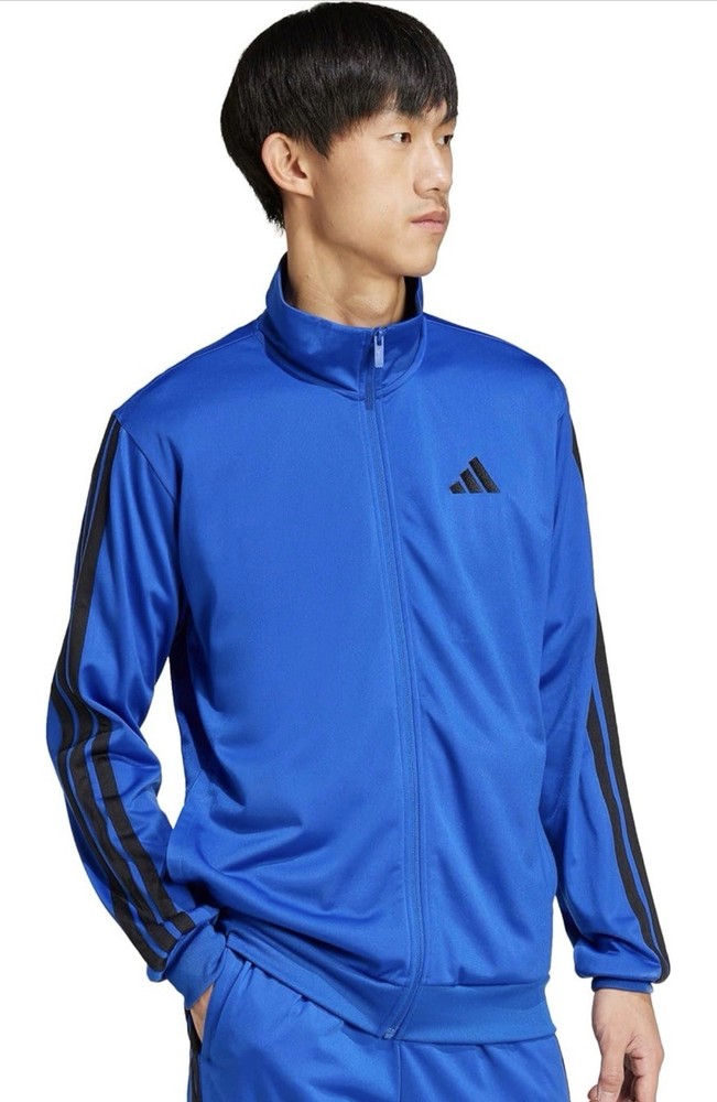 adidas mens Essentials Warm-up 3-stripes Track Top - Medium
