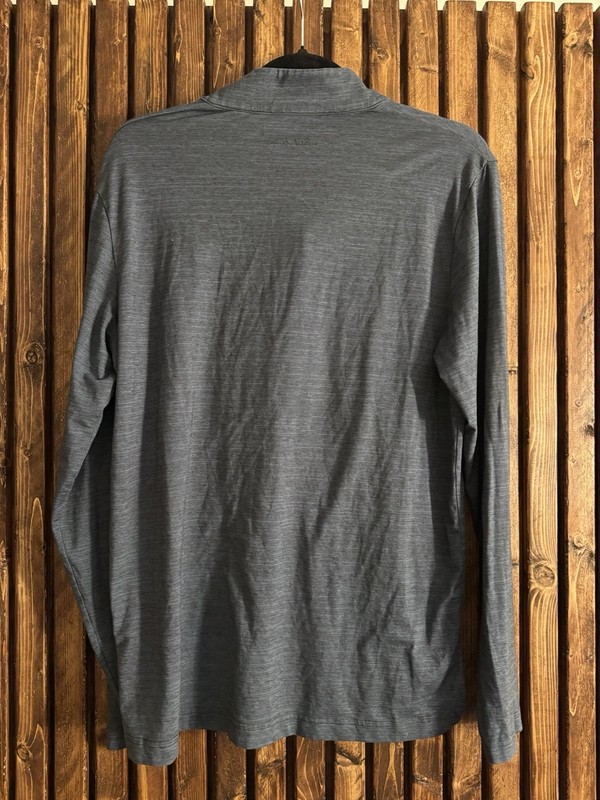 Travis Mathew Quarter Zip Pullover, Men’s Medium, Navy/slate Blue gallery