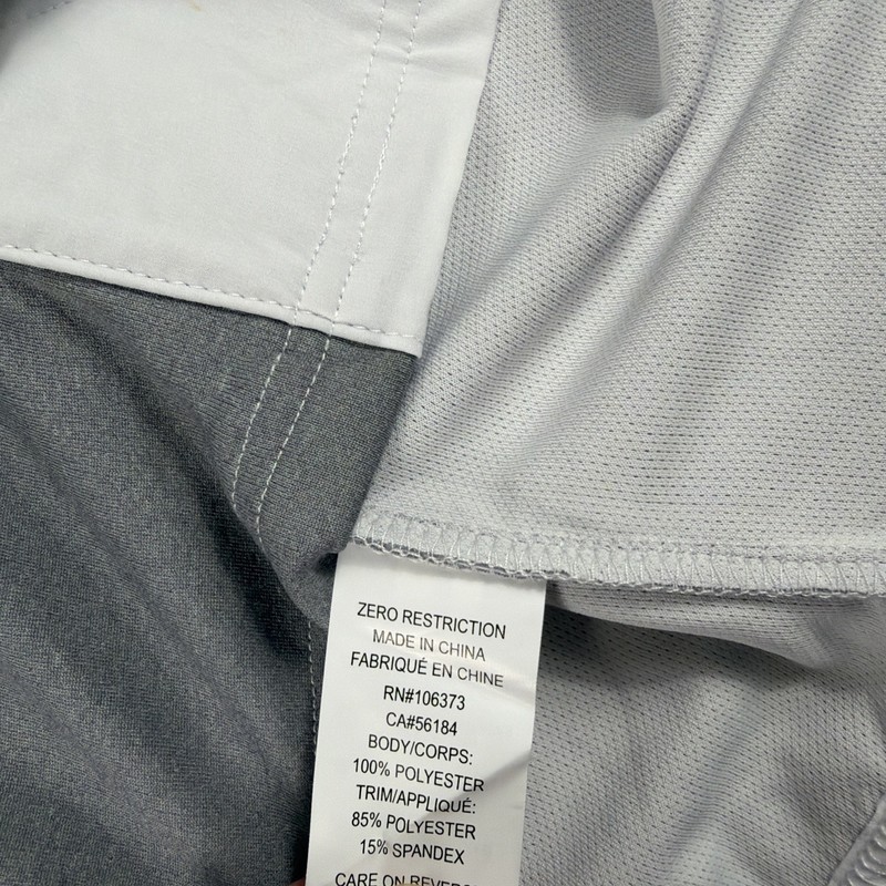 Zero Restriction Golf Jacket Hoodie The Champ Large White Polyester MSRP $235 gallery