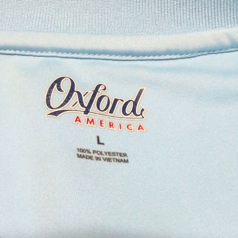 Oxford America Light Blue Oyster Bay Golf Links Polo Size L gallery