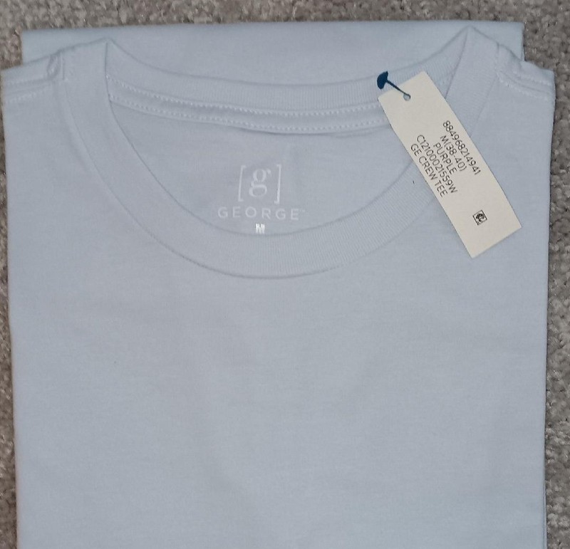 (3) NEW "George" T-SHIRTS MEN'S MEDIUM No Cats, No Dogs, Smoke Free gallery