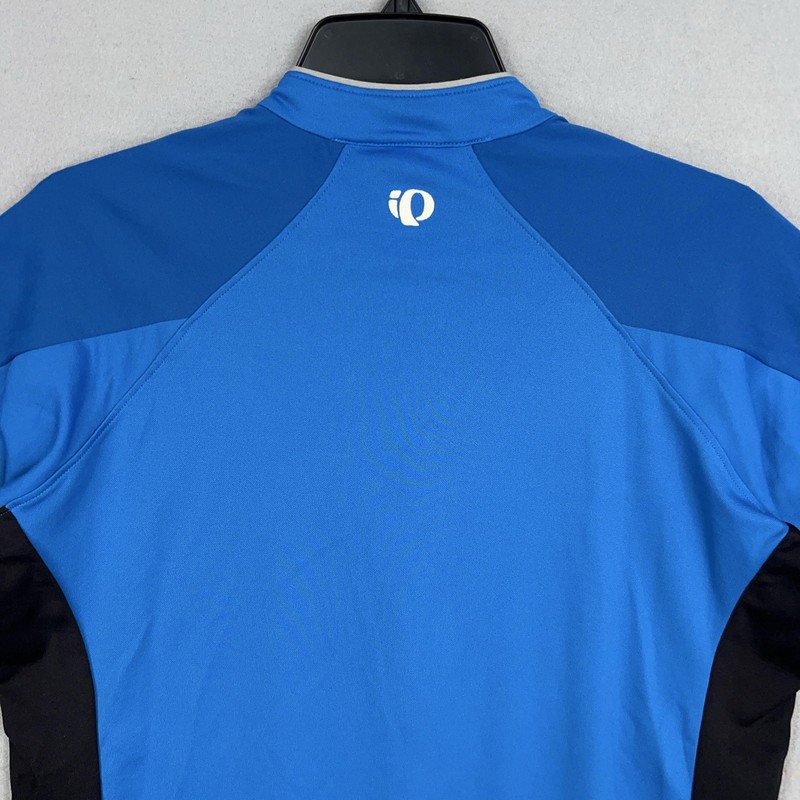 Pearl Izumi Cycling Jersey Mens Large Blue Black Short Sleeve Bike Shirt Pocket gallery