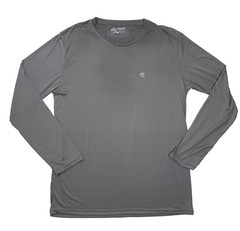 Baitium UPF 50+ Long Sleeve Performance Fishing Shirt Men’s Sz L Gray Outdoor