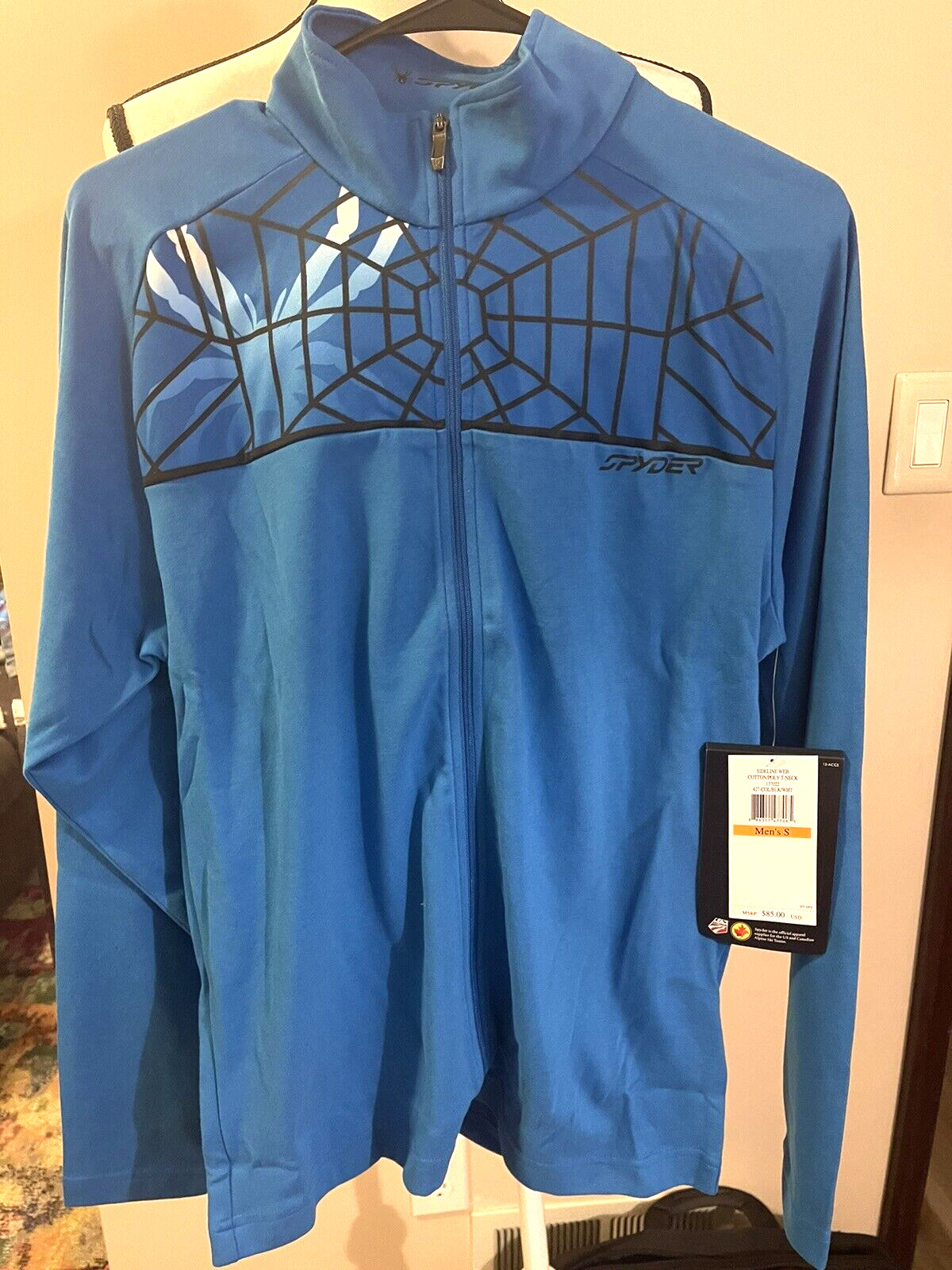 Spyder Sideline WEB Cotton Poly Neck Full Zip Jacket gallery