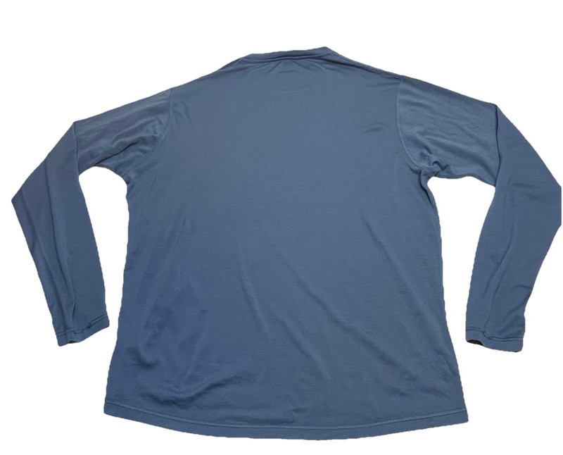 Mens XL Smartwool Men's Classic All-Season Merino Base Layer Outdoor Steel Blue gallery