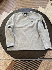 🔥Nike Sportswear Tech Fleece Pullover Grey Black CU4505-063 Size 2XL💥