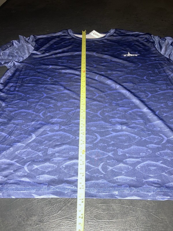 Habit Men’s Large Blue Fish Long Sleeve Solar Factor Shirt New Without tags gallery