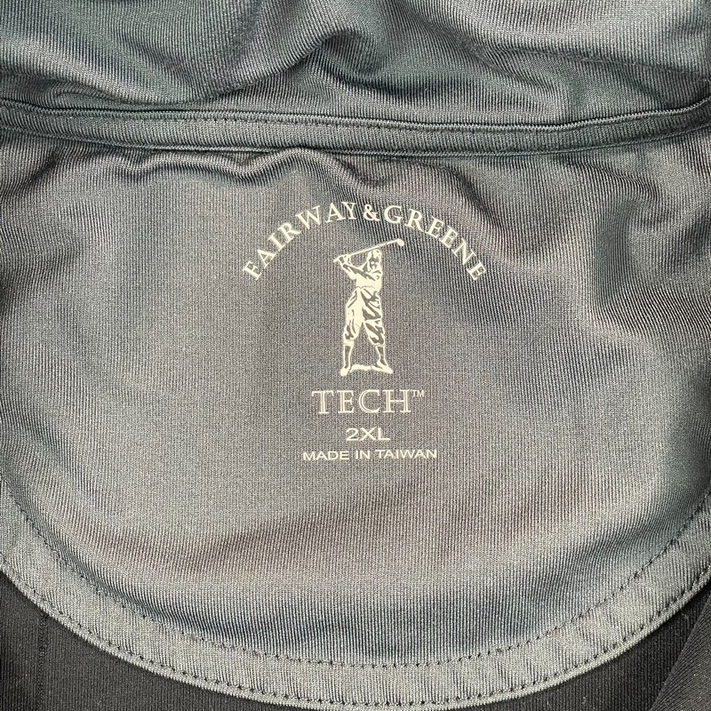 Fairway & Greene Tech 1/4 Zip Pullover Jacket Performance Men 2XL 1911 Golf Logo gallery