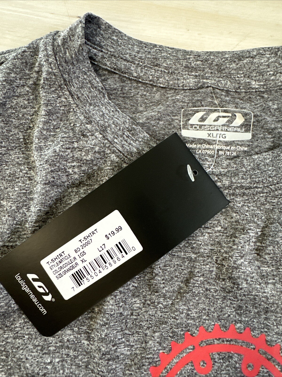 NWT Lot Of 3 Men’s Louis Garneau Cycling T-Shirt Jersey Short Sleeve Extra Large gallery