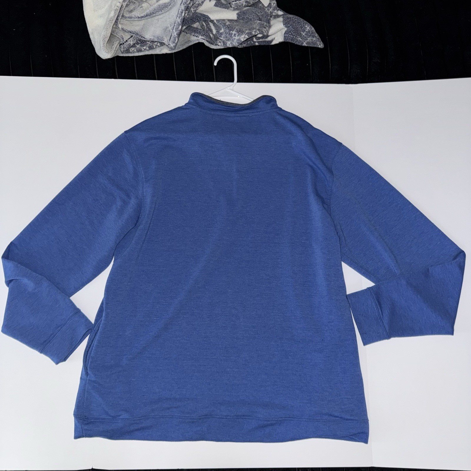 Men’s XXL J. America 1/4 Zip Collared Pullover Long Sleeve Tri-Star Logo gallery