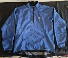 Mountain Hardwear Pullover Mens Large Blue GORE WINDSTOPPER USA 1/4 Zip Hiking