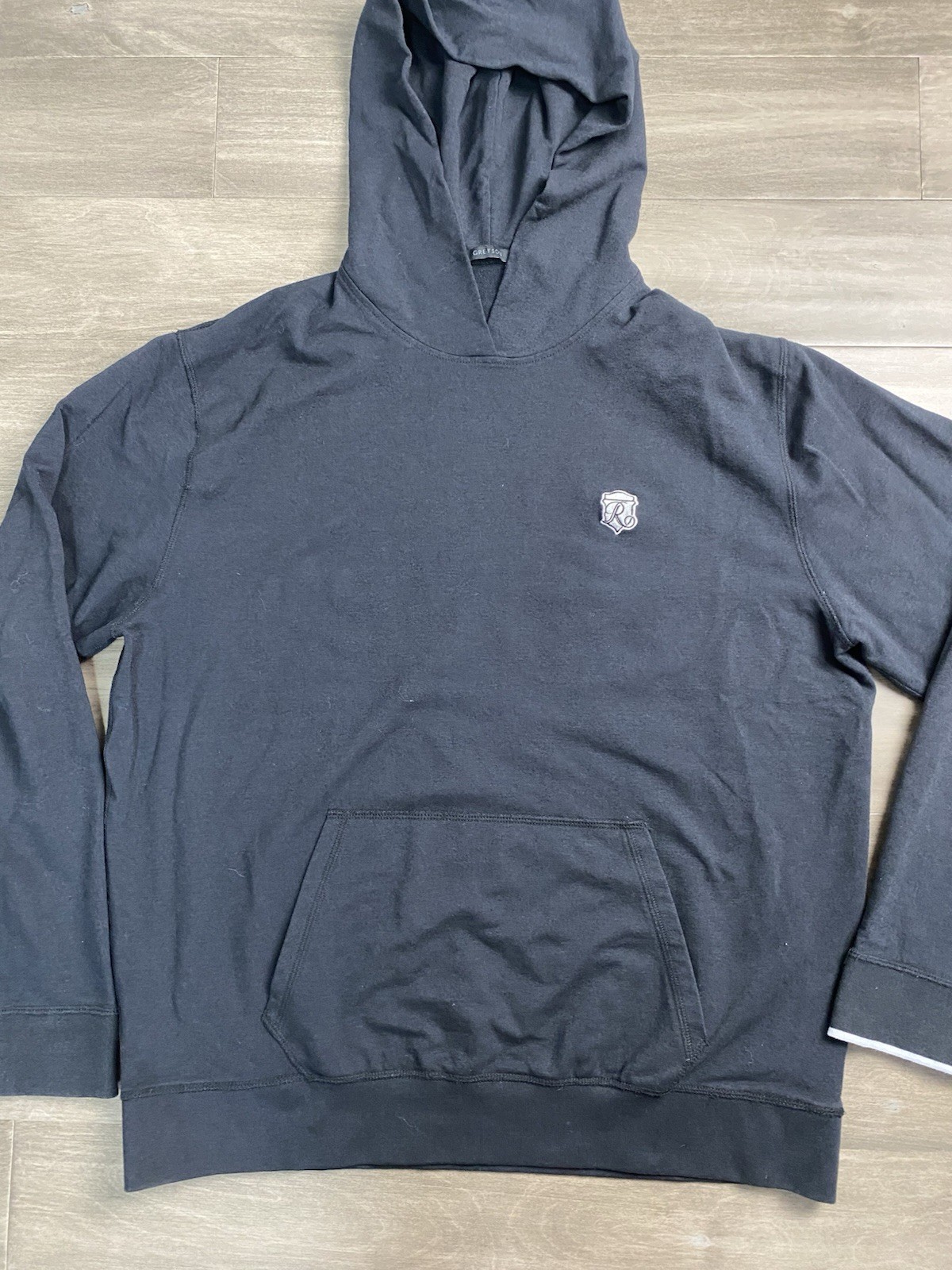 Greyson Golf Hoodie Gotham Maltese Black Cotton Modal Spandex Xl gallery