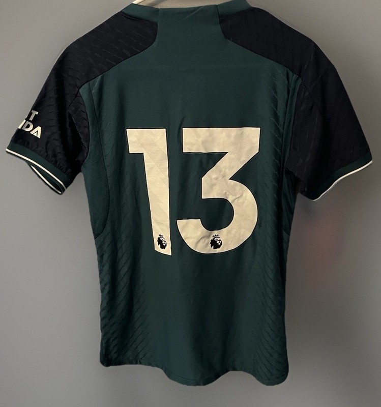 PLAYER ISSUE EPL Spec Medium Adidas ARSENAL 23/24 THIRD Jersey S Authentic 13 Sl gallery
