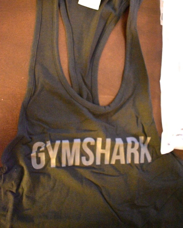 GYMSHARK Fitness 'Apollo Logo Stringer' Stretch Workout / Train Tank Blk S *NWT* gallery