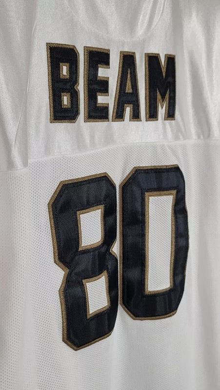 Jim Beam Whiskey Officially Licensed Football Jersey Mens Adult Size Large #80 gallery