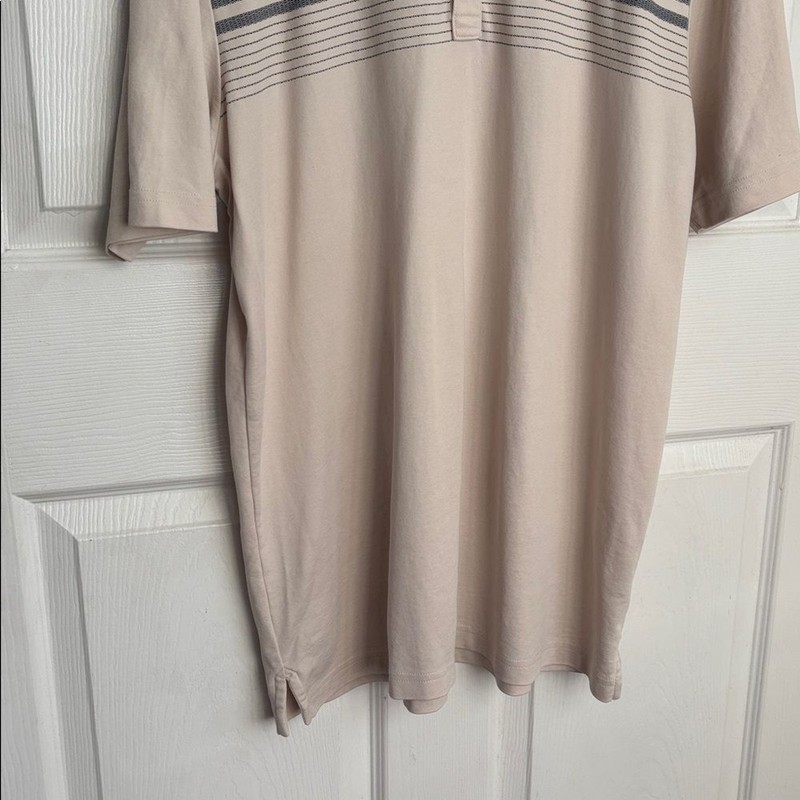TRAVIS MATTHEW Light Tan Golf Polo Shirt Beige Size XXL Neutral Minimalist gallery