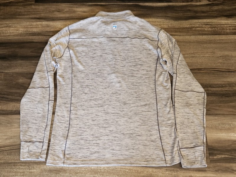 Kuhl Size L Alloy 1/4 Zip Activewear Lightweight Pullover Cloud Gray Style 3118 gallery