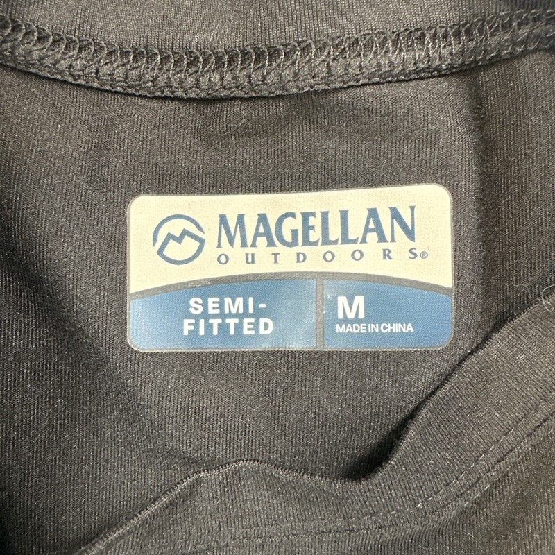 Magellan Outdoors Semi Fitted Black Dry fit Long Sleeve Shirt gallery