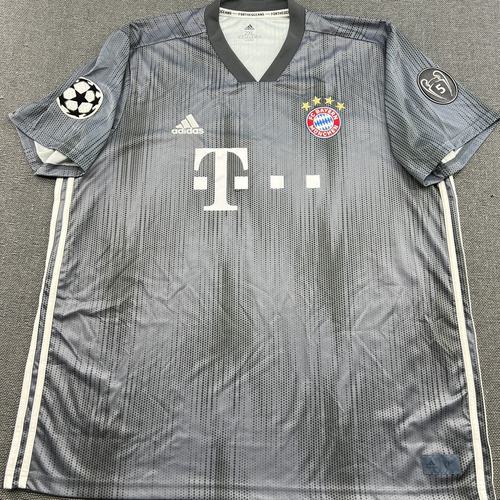 Bayern Munich 2018 2019 Third Football Jersey Mens 2XL Adidas Shirt