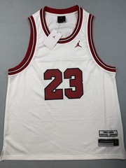 Jordan Essentials #23 Michael Jordan Mesh Jersey White/Red Men’s M NWT