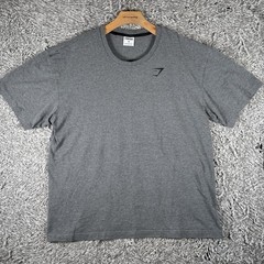 Gymshark T-Shirt Mens Medium Gray Short Sleeve Activewear Arrival Training Gym