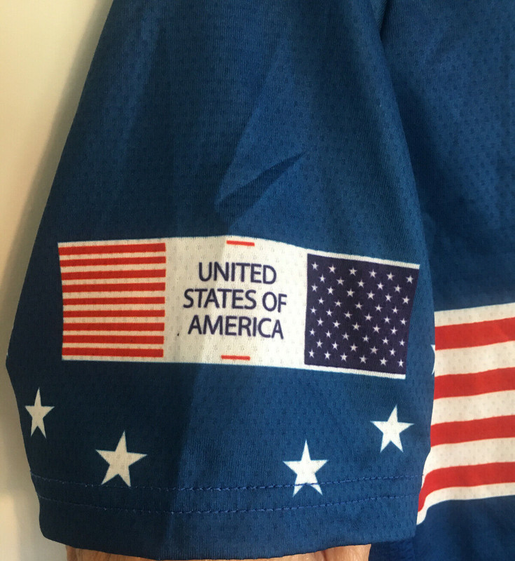 Strgao USA Americana Cycling Jersey Shirt Mens Size L Uncle Sam Stars Zip Front gallery