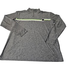 Black Clover Mens M Long Sleeve 1/4 Zip Pullover Shirt Live Lucky Mirage Vegas