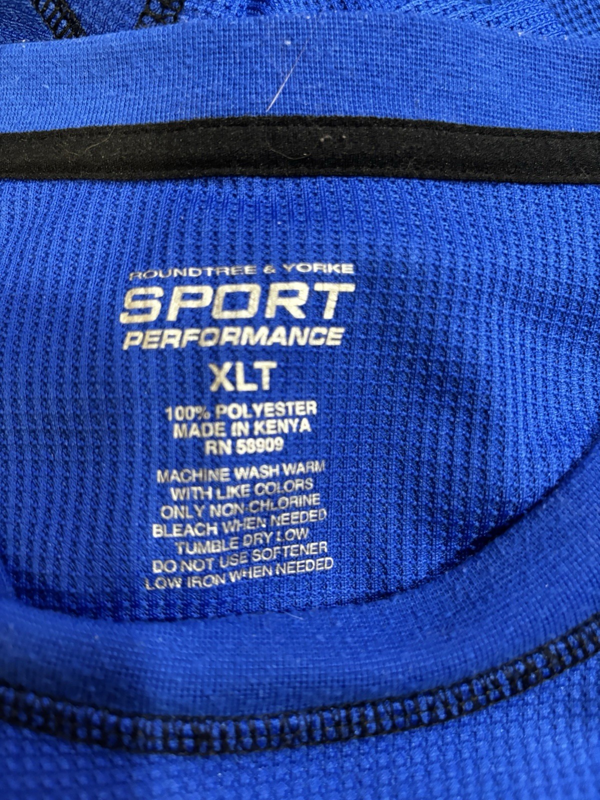 Roundtree & Yorke Men’s Sport Performance Thermal Long Sleeve Shirt. Sz XLT NWOT gallery