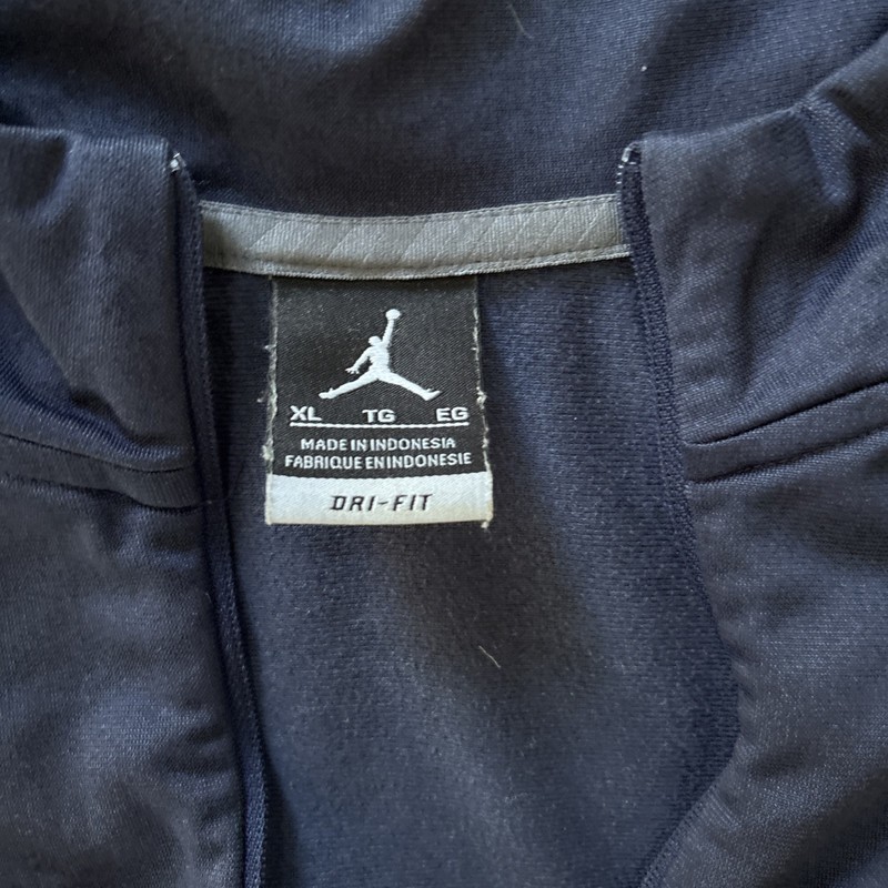 Men’s Xl Jordan/michigan Sri Fit Quarter Zip Dark Blue And Yellow gallery
