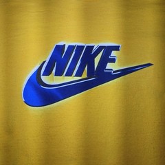 Nike Men’s Long-sleeved Shirt Size Medium Yellow With Blue Logo