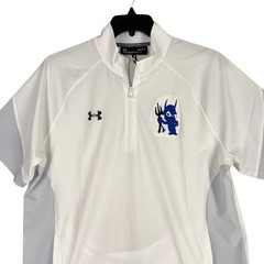 Duke Blue Devil Under Armour Squad Pullover Mens L Coaches Performance Training