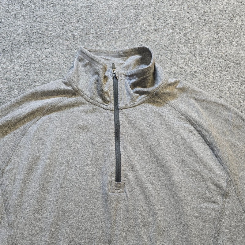 REI CO Op Shirt Mens Size Small Gray 1/4 Zip Long Sleeve Outdoors Layer Hiking gallery