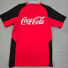 Coca-Cola Sportswear Red Shirt FIFA Soccer Classic Logo Short Sleeves Crew Men S