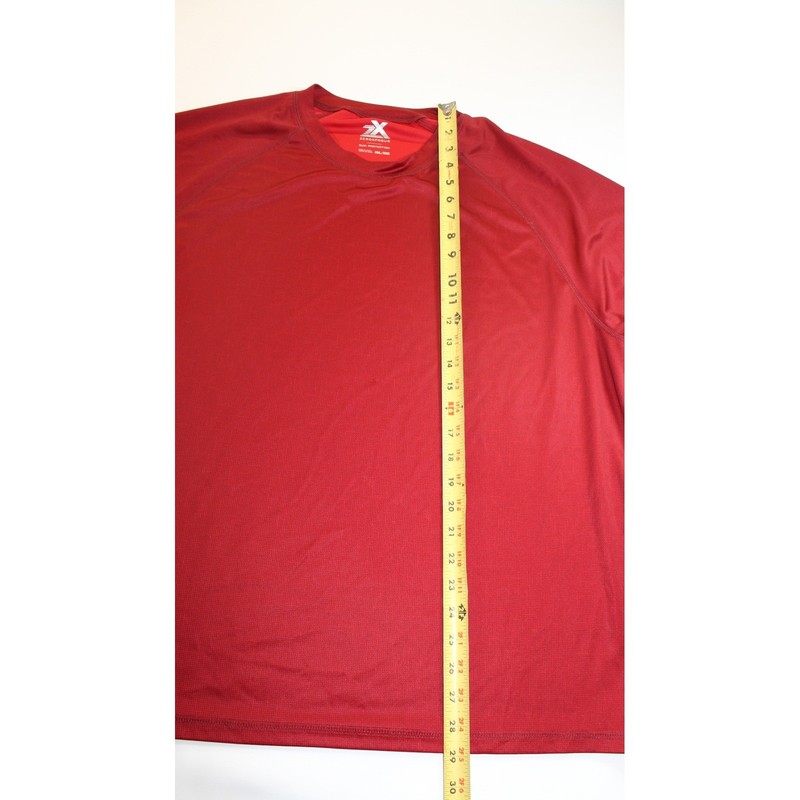 ZeroXposur Mens Red Sun Protection Performance T-Shirt XXL W86271S gallery
