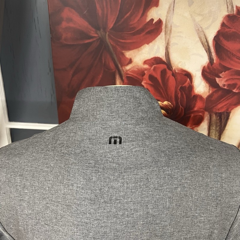 Travis Mathew Balboa Chest 1/4 Zip Pullover Mens Sz L Classic Fit Stretch Gray gallery