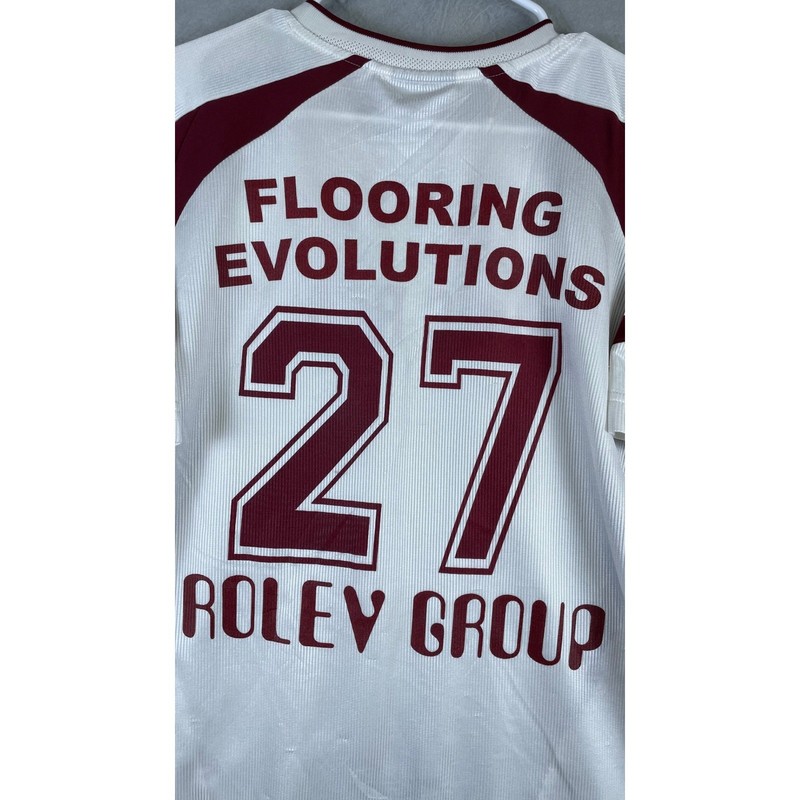Lotto Soccer Jersey Mens L White Maroon Good Rapid Football Club Magic Realty 27 gallery