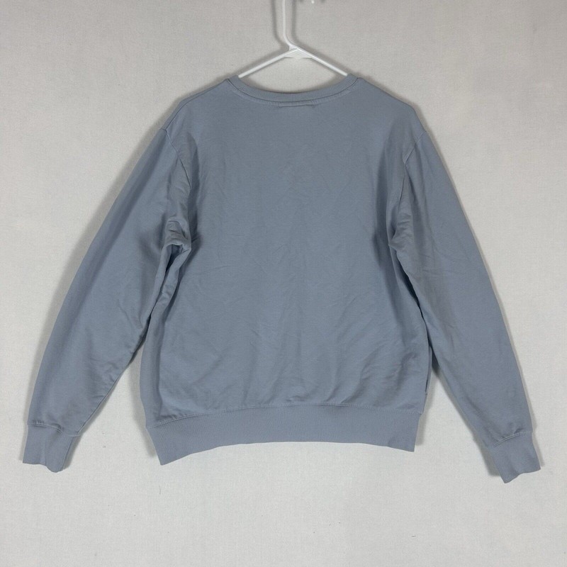 FILA Mens Classic Sweatshirt Size Large Blue Long Sleeve Pullover Pockets Casual gallery