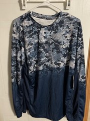 HUK Icon X Tide Change Fade LS Fishing Shirt 997 NWT (H1200388) Men’s XL