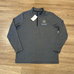 Nike Mens 1/4 Zip Pullover Blue Grey Size L Large Indigo Sky Casino Resort