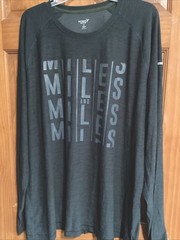 New Men’s Old Navy, Long Sleeve, Black, Gray Active Shirt