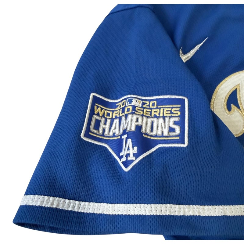 Mookie Betts Nike LA Dodgers 2020 World Series Jersey GOLD gallery