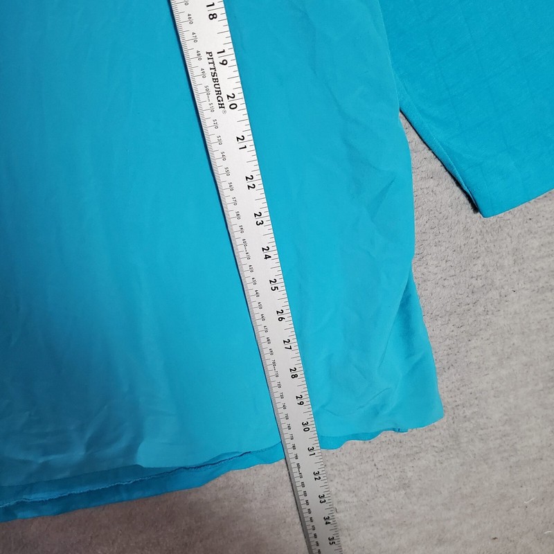 Nike Men Activewear Top Blue Tech Pack Rise Swoosh 3/4 Sleeve READ gallery