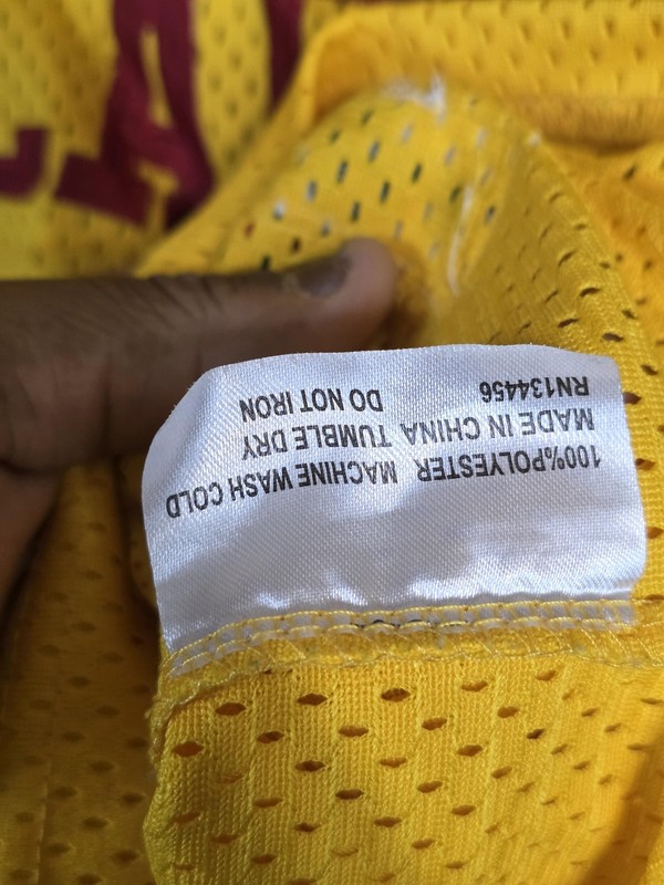 Bel-Air Academy Jersey Mens Medium Yellow Will Smith #14 Fresh Prince TV Show gallery