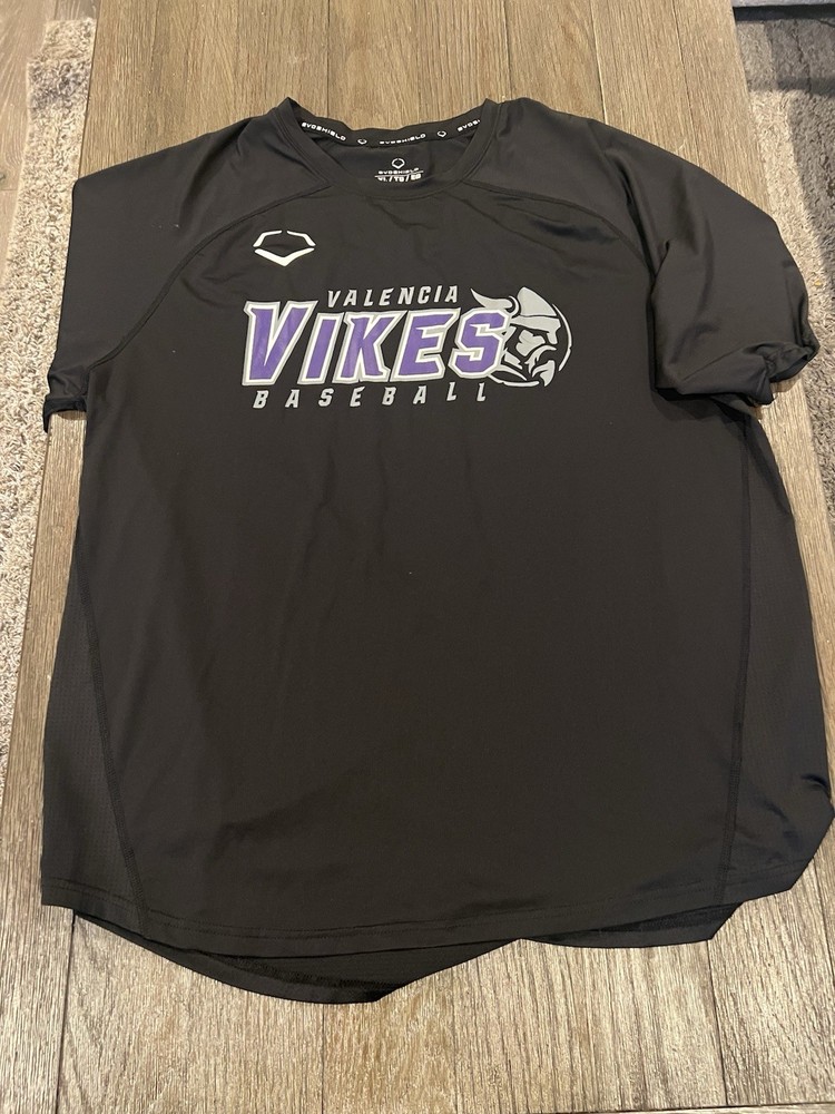 Mens Evoshield Valencia Vikings High School Baseball Shirt XL