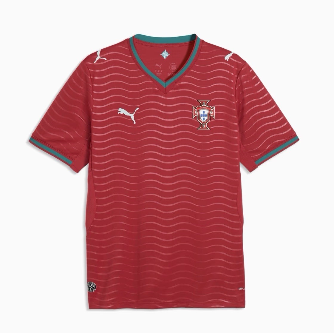 PUMA Portugal Home Crew Neck Short Sleeve Soccer Jersey Mens Red 78327801 3xl gallery