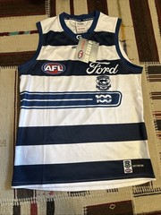 2026 Geelong Cats & Ford GFC AFL Soccer Football Guernsey Adult S Jersey NWT