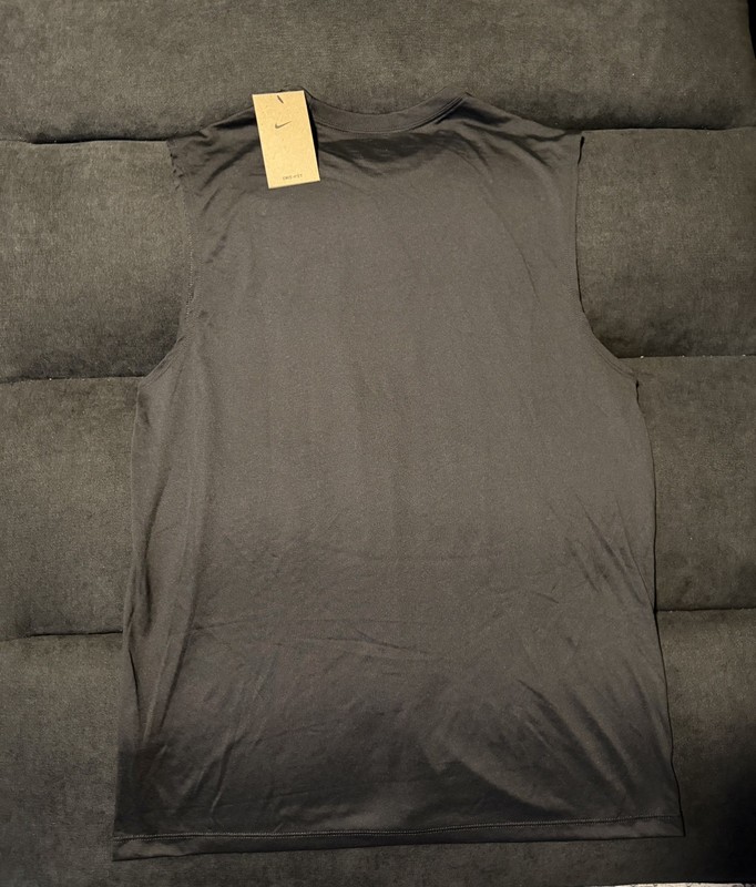 Nike New UNLV Football Sleeveless Cutoff Black Team Issued Shirt Size XL gallery
